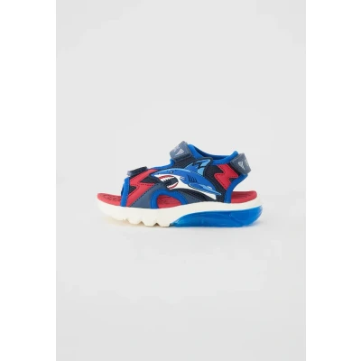 Abbildung von Geox Sandal Ciberdron Riemensandalette für Kinder, Größe: 28, Navy/red Schuhe