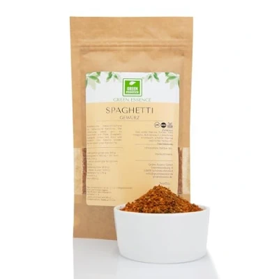 Abbildung von Spaghetti Bolognese Gewürz 250 g von der Grüne Essenz, für italienische Gewürzmischung Pasta und Lasagne mit Oregano Knoblauch