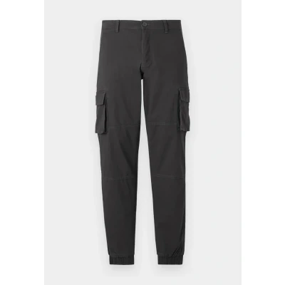 Abbildung von ONLY &amp; SONS Herren Cargo Hose ONSCAM Stage 6687 Tapered Fit Grau W27 W38, Größe:32W / 34L, Farbe:Grey Pinstripe 22016687