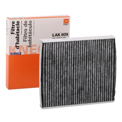Abbildung von MAHLE ORIGINAL LAK 809 Innenraumfilter Aktivkohlefilter 255,0, 272,0, 272 224 35,5, 36,0 SKODA: Rapid Spaceback, Limousine, Fabia 2 Schrägheck