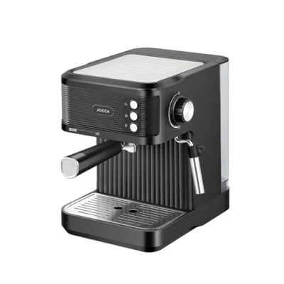 Abbildung von Jocca Espressomaschine 850W, 20 Bar, 1,8L Tank, Milchaufschäumer, Edelstahl