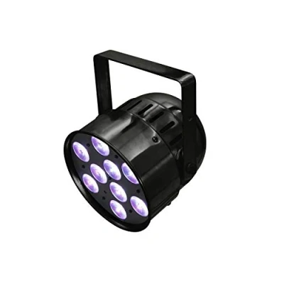 Abbildung von Eurolite LED PAR 56 QCL Short schwarz Scheinwerfer mit 9 x 8 Watt 4in1 und RGBW Farbmischung