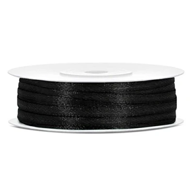 Abbildung von partydeco Satinband 50m x 3mm Rolle Geschenkband Schleifenband Satin Band, Dekoband