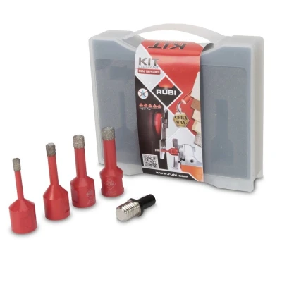 Abbildung von Rubi Fliesenbohrset 6, 8, 10 &amp; 12 mm M14