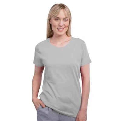 Abbildung von HRM Damen Luxury Roundneck Tee I Premium T Shirt Rundhalsausschnitt aus 100% Bio Baumwolle Basic bis 60C waschbar Hochwertige &amp; nachhaltige Oberteile
