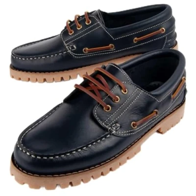 Abbildung von Purapiel Bootsschuhe Pullnauc Blau