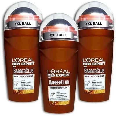 Abbildung von 3 er Pack Men Expert Barber Club Deo Roll On x 50 ml