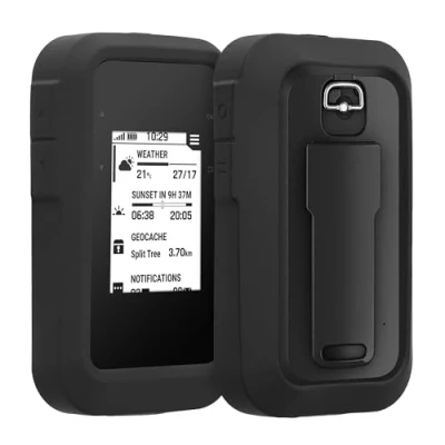 Abbildung von kwmobile Hülle kompatibel mit Garmin eTrex SE Schutzhülle für GPS Handgerät in Schwarz