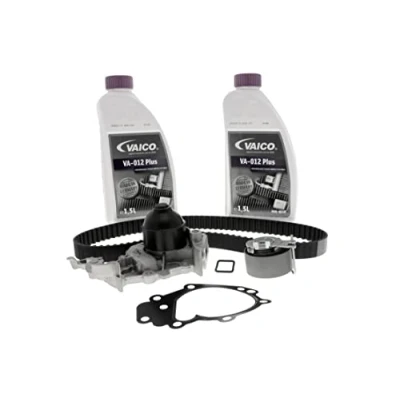 Abbildung von VAICO V46 50023 Wasserpumpe + Zahnriemensatz mit Kühlmittel, Wasserpumpe, Dichtung 95 RENAULT: CLIO 2, 3, TWINGO DACIA: Sandero I