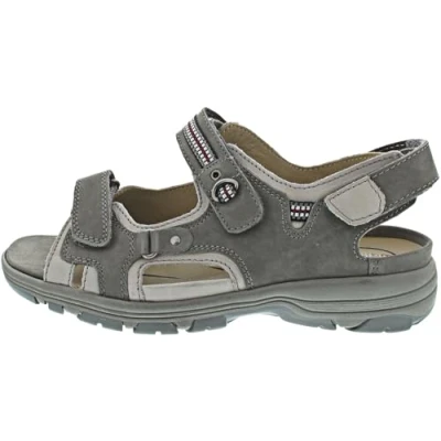 Abbildung von Waldläufer Trekkingsandale &quot;Herki&quot;, Outdoorschuh, Sommerschuh, Keilabsatz, mit Leder Innensohle, H Weite