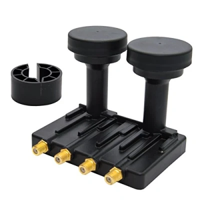 Abbildung von Premium X Monoblock Quad PXMB 6Q LNB 0,1dB Astra 19,2 Hotbird 13 HDTV FullHD 3D und Ultra HD 4K tauglich für 4 Teilnehmer