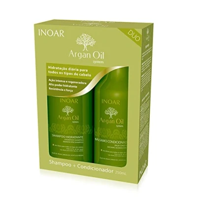 Abbildung von INOAR Duo Arganöl Shampoo und Conditioner Kit 250 ml