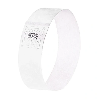Abbildung von SIGEL EB216 Einlassbänder Super Soft, 120 Stück, weiß, Festival Armbänder