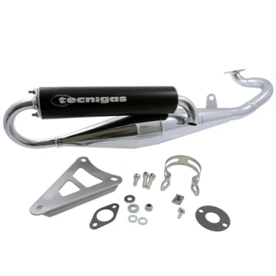 Abbildung von Auspuff TECNIGAS Next R Chrom kompatibel für YAMAHA Aerox 50 (ab Bj. 1999) Typ:SA14
