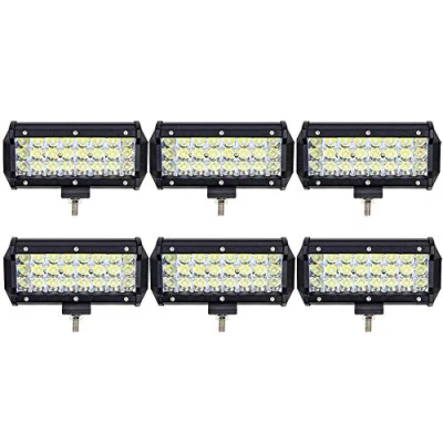 Abbildung von Greenmigo 6X 72W LED Arbeitsscheinwerfer Off Road Scheinwerfer Fahrzeug Strahler IP67 Wasserdicht Zusatzscheinwerfer Flutlicht Auto Arbeitslicht 12V 24V