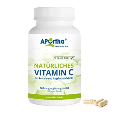 Abbildung von APOrtha® Natürliches Vitamin C vegane Kapseln 240 St
