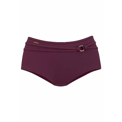 Abbildung von Lascana Hotpants RING Bikinihose, Damen, Größe: 44, Bordeaux