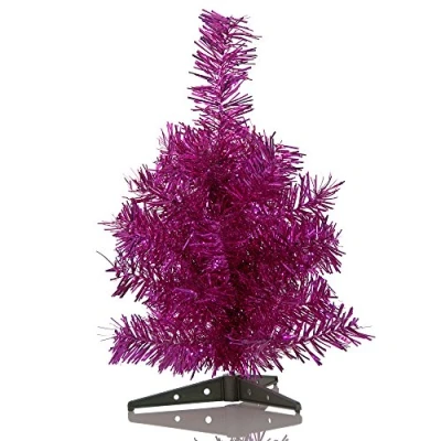 Abbildung von HAB &amp; GUT XM141 künstlicher Weihnachtsbaum/Farbiger Tannenbaum VIOLETT METALLIC Höhe 30 cm