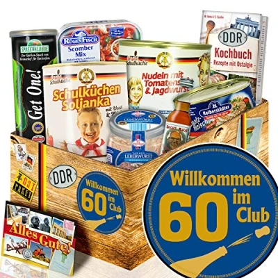 Abbildung von Wilkommen im Club 60 + Geburtstag Mama DDR Geschenkset