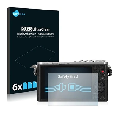 Abbildung von Savvies 6 Stück Schutzfolie für Panasonic Lumix DMC GM1 Displayschutz Folie Ultra Transparent