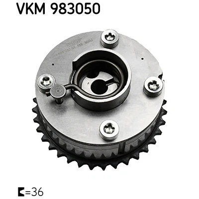 Abbildung von SKF VKM 983050 Nockenwellenversteller Auslassseite 36 TOYOTA: Yaris II Schrägheck, Auris Schrägheck