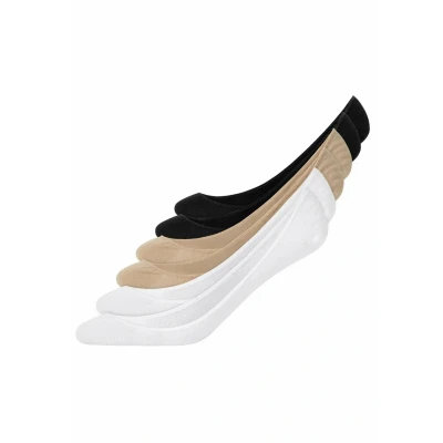 Abbildung von Snocks 6 PACK Füßlinge, Damen, Größe: 39 42, Schwarz/weiß/beige