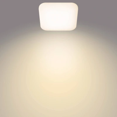Abbildung von Philips myLiving Mauve LED Deckenleuchte (12 W), Leuchte mit warmweißem Licht, energiesparende Raumbeleuchtung EyeComfort, weiß