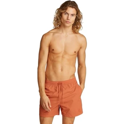 Abbildung von Calvin Klein Swimwear Medium Drawstring Badeshorts, Herren, Größe: XL, Aragon