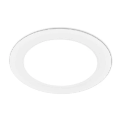 Abbildung von BRILONER 1x LED Einbaustrahler 230V flach, neutralweißes Licht, 18W, 1980lm, Spot, Deckenspots, Spots 230V, Einbauleuchten, Einbauspots LED, Deckenstrahler, 68mm, 220x30mm (DxH), Weiß