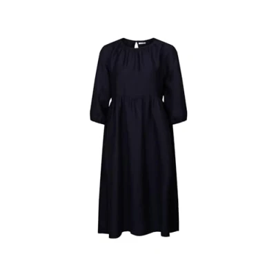Abbildung von Seidensticker Damen Blusenkleid Kleid, Marineblau, 36