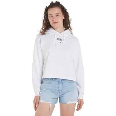 Abbildung von Tommy Jeans Kapuzensweatshirt TJW RLX ESSENTIAL Logo HOODIE mit Schriftzug &amp; Flag