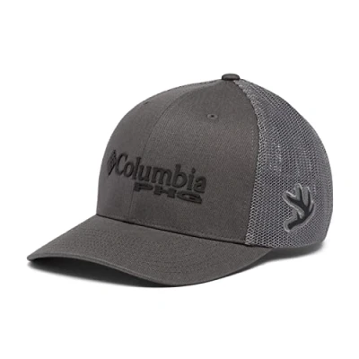 Abbildung von Columbia Unisex Erwachsene PHG Logo Mesh Ball Cap, Grill/Geweih, Small Medium