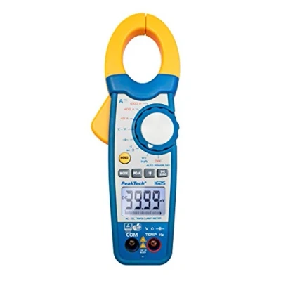 Abbildung von PeakTech 1625 True RMS Stromzange 1000A AC/DC, Digital Multimeter, Zangenmessgerät, TÜV/GS, Strommesszange, 4000 Counts, Berührungsloser Spannungsmesser, Strommessgerät, Durchgangsprüfer Max 600 V
