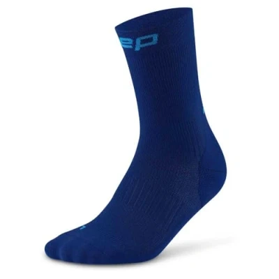 Abbildung von CEP Kurze Laufsocken mit Kompression für Herren, Core 5.0 Mid Cut, Größe III/M / 39 42, dunkelblau