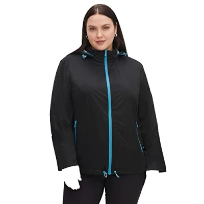 Abbildung von Sheego Outdoorjacke, Damen, Größe: 50, Schwarz