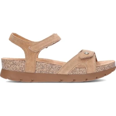 Abbildung von Panama Jack Sulia Basics Plateausandalette, Damen, Größe: 40, Cognac Schuhe