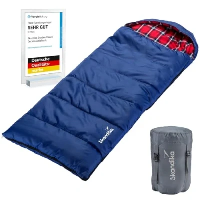 Abbildung von Kinderschlafsack Dundee Junior Outdoor Blau/Rot