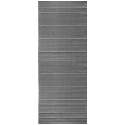Abbildung von Hanse Home Sunshine in und Outdoor Teppich Fürth 80x300cm Flachgewebe Wetterfest Modernes Design für Balkon Terrasse Wintergarten Küche Esszimmer Badteppich Wohnzimmerteppich Wasserfest Grau