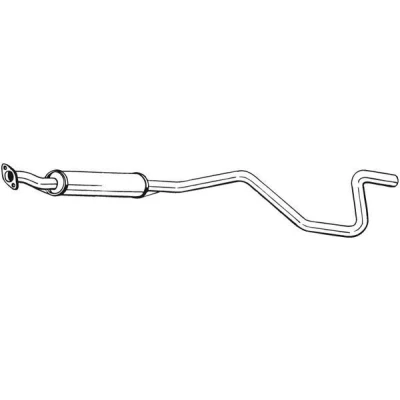 Abbildung von BOSAL 286 071 Mittelschalldämpfer LAND ROVER: Freelander I SUV, SUV Cabrio