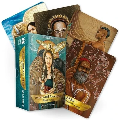Abbildung von Angels and Ancestors Oracle Cards: A 55 Card Deck Guidebook