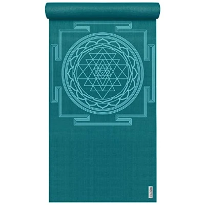 Abbildung von Yogistar Yogamatte Yogimat® Basic Sri Yantra Petrol