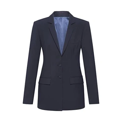 Abbildung von GREIFF Damen Langblazer RF Premium Regular Fit Dunkel Blau Gr. 44
