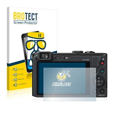 Abbildung von BROTECT Schutzglas für Panasonic Lumix DMC LF1 Schutzfolie Panzer Folie Glas [Extrem Kratzfest 9H, Anti Fingerprint, Ultra Transparent]