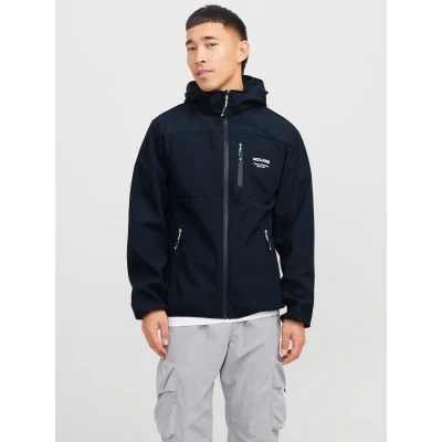 Abbildung von JACK &amp; Jones Softshell Jacke Outdoorjacke, Herren, Größe: Large, Sky captain