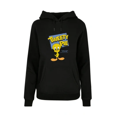 Abbildung von F4NT4STIC Looney Tunes Tweety PIE Kapuzenpullover, Damen, Größe: Medium, Black