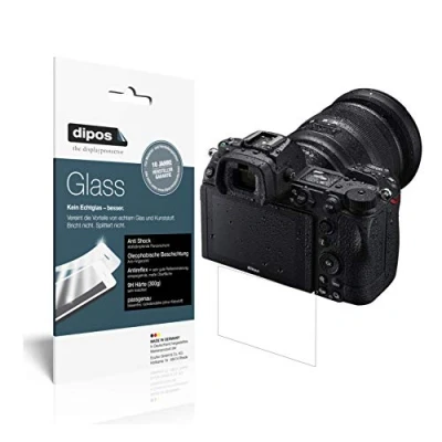 Abbildung von dipos I 2X Displayschutz matt kompatibel mit Nikon Z6 II Schutzfolie 9H Anti Shock