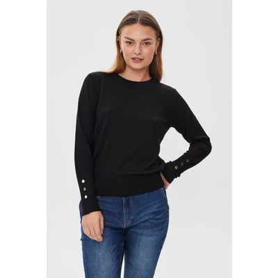 Abbildung von FREEQUENT Strickpullover &quot;FQKATIE&quot;, mit Zierknöpfen