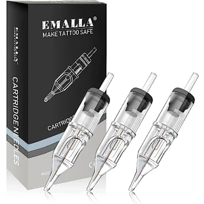 Abbildung von Cartridges RL Emalla 20 Stück Cartridge Nadeln Round Liner für Maschinenstifte(1205RL)