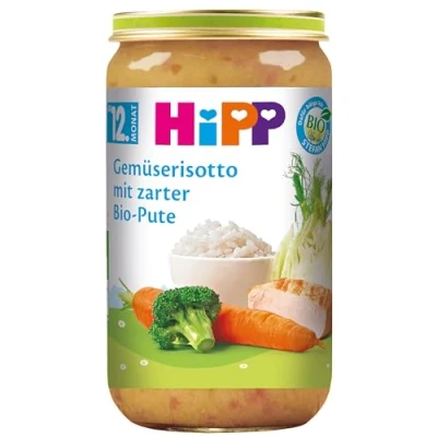 Abbildung von HiPP Gemüserisotto mit zarter Bio Pute, 6er Pack (6 x 250 g)