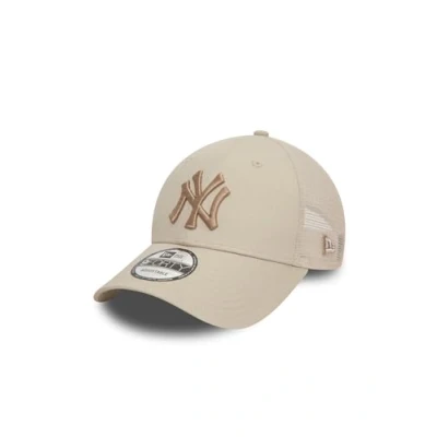 Abbildung von New Era HOME Field 9FORTY Trucker Unisex Cap, Größe: One Size, Stone/brown